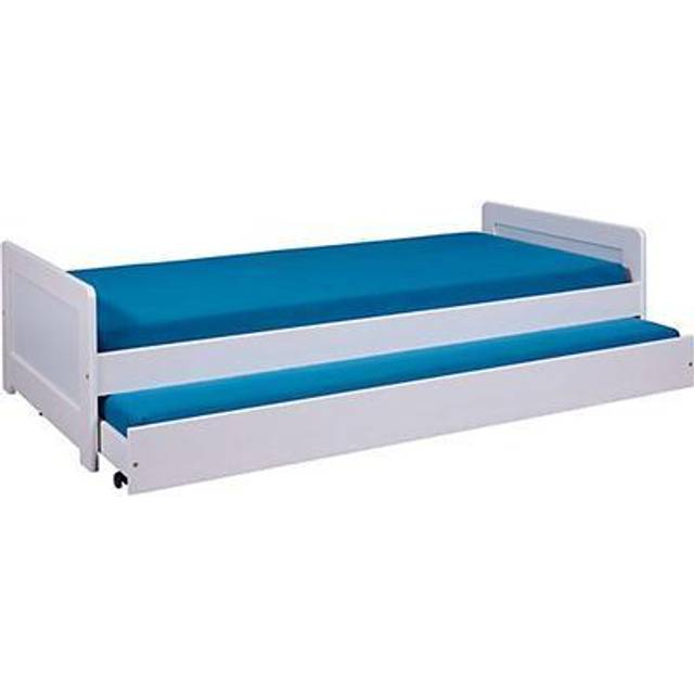 Billede af Inter Link Surf Seng 90x200 cm Med 1 Udtræksseng Hvid Sengeramme