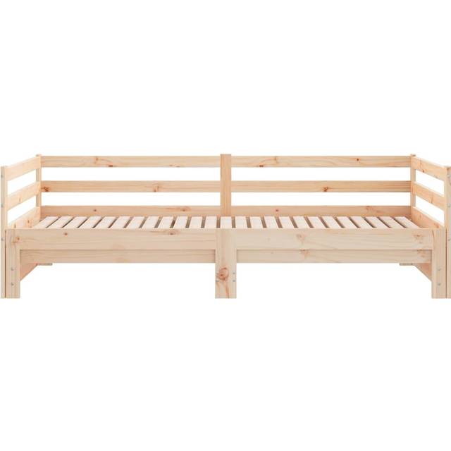 Billede af vidaXL Extendable without Mattress Natural Sofa 203.5cm 3 personers